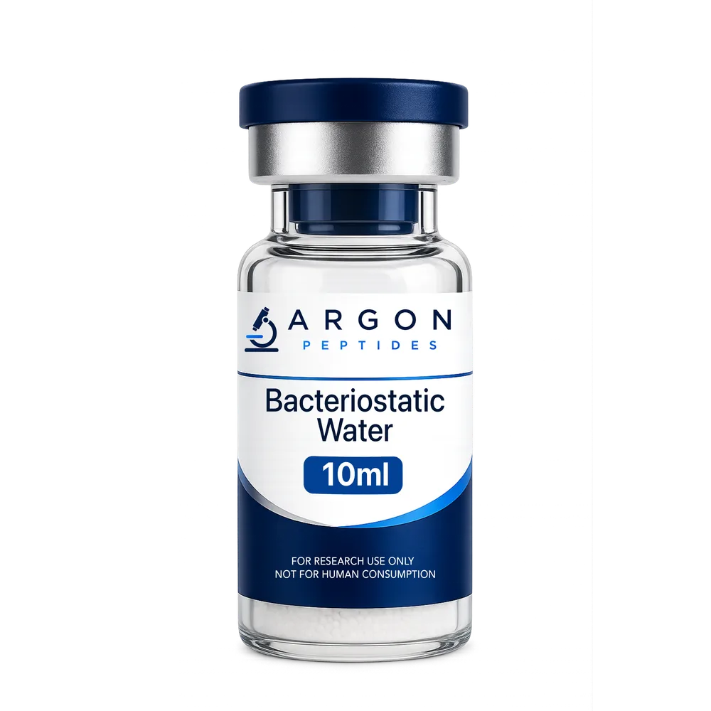 Bacteriostatic Water 3ml research vial — Argon Vials, 99.9% HPLC purity